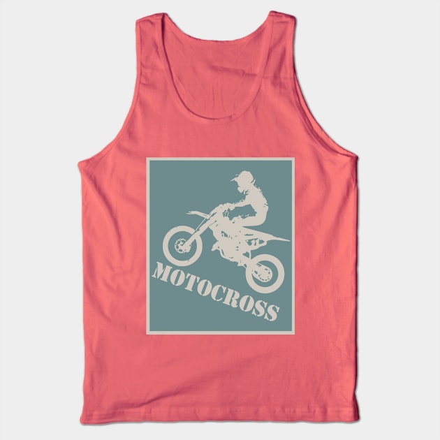 motocross adventure Tank Top by fokaction